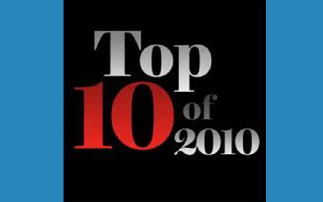 Top 10 List: Best Books of 2010