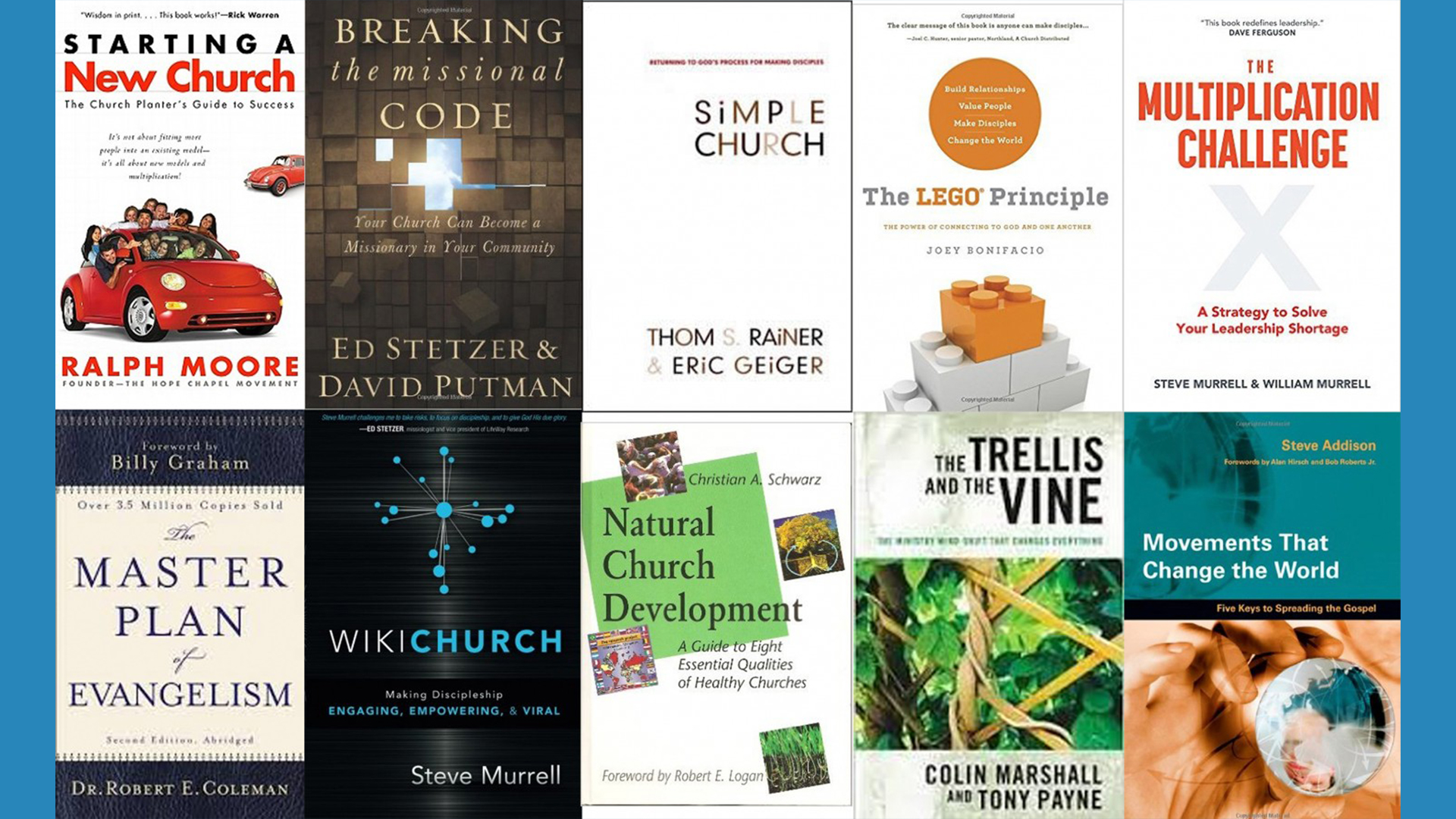 Top 10 Books for Church Planters