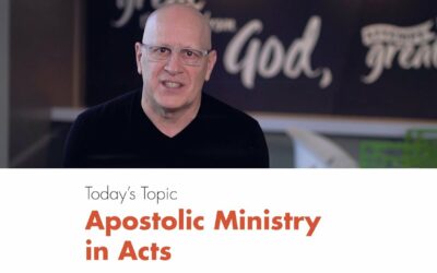 Apostolic Ministry in Acts